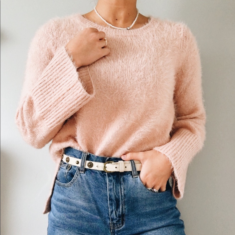 Calvin Klein fuzzy sweater